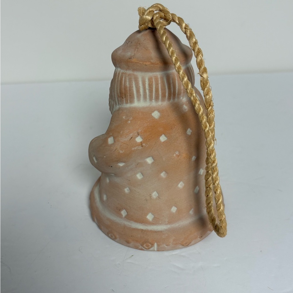 Terracotta Seaside Santa Bell with Starfish - Picture 6 of 11